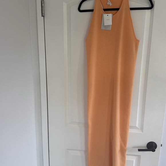 A.L.C. Marc Midi Dress - Squash Blossom, Sz L - Picture 3 of 9